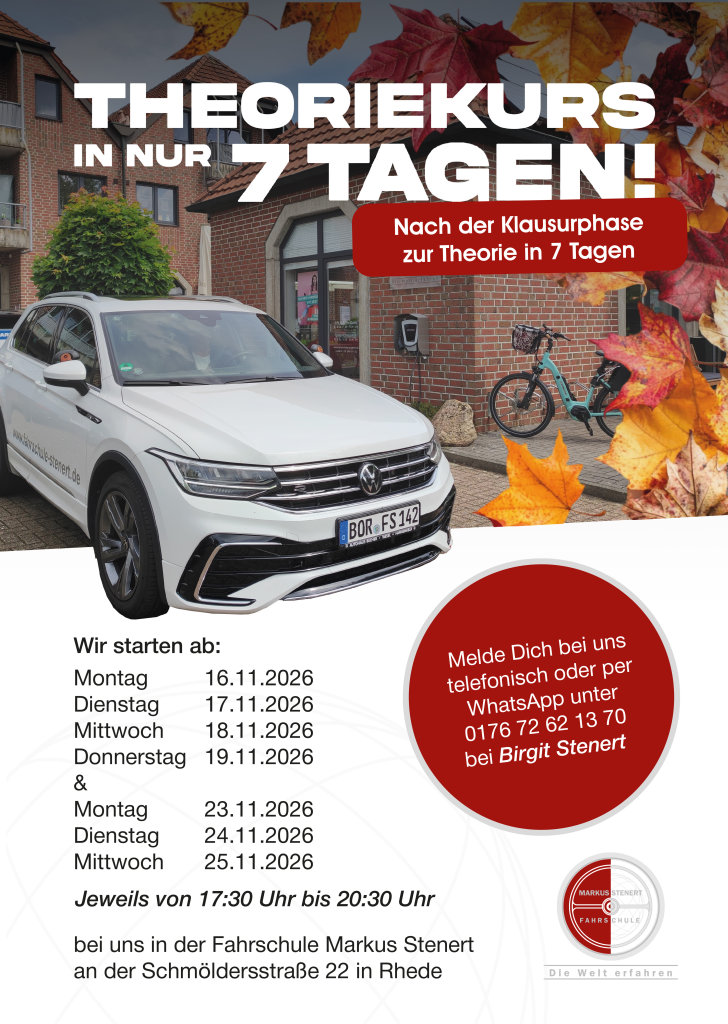 7 Tage Fahrschule